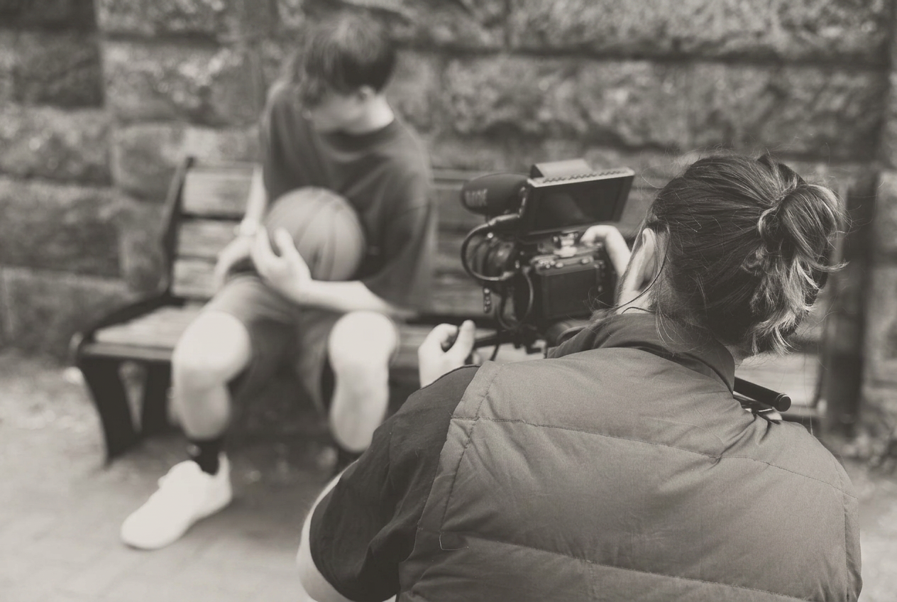 UNDERFOUND Studio team on assignment behind the camera